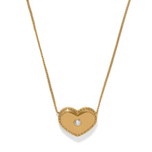 Load image into Gallery viewer, Brighton Illumina Celeste Heart Bold Necklace -Gold
