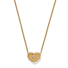 Load image into Gallery viewer, Brighton Illumina Celeste Heart Petite Necklace -Gold
