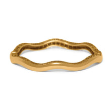 Load image into Gallery viewer, Brighton Inner Circle Slim Hinged Bangle -Gold
