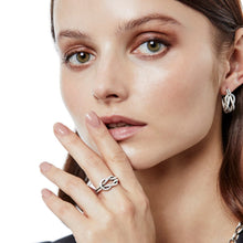 Load image into Gallery viewer, Brighton Interlok Harmony Ring -Silver
