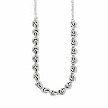 Load image into Gallery viewer, Brighton Interlok Single Knot Collar Necklace -Silver
