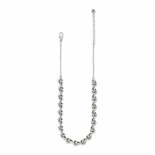 Load image into Gallery viewer, Brighton Interlok Single Knot Collar Necklace -Silver
