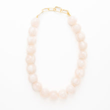 Load image into Gallery viewer, Iris Large Bead Necklace -Milky White

