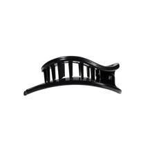 Load image into Gallery viewer, Teleties Flat Circle Clip -Jet Black
