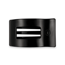 Load image into Gallery viewer, Teleties Flat Rectangle Clips -Jet Black
