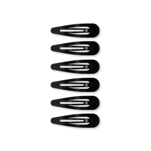 Teleties Snap Clip -Jet Black