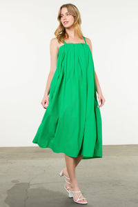 Th Green Poplin Dress