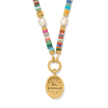 Load image into Gallery viewer, Brighton Kosmos Chroma Token Charm Necklace
