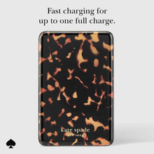 Load image into Gallery viewer, Kate Spade MagSafe Portable Charger -Tortoise
