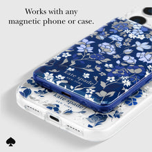 Load image into Gallery viewer, Kate Spade MagSafe Portable Charger -Flowerbed Blue
