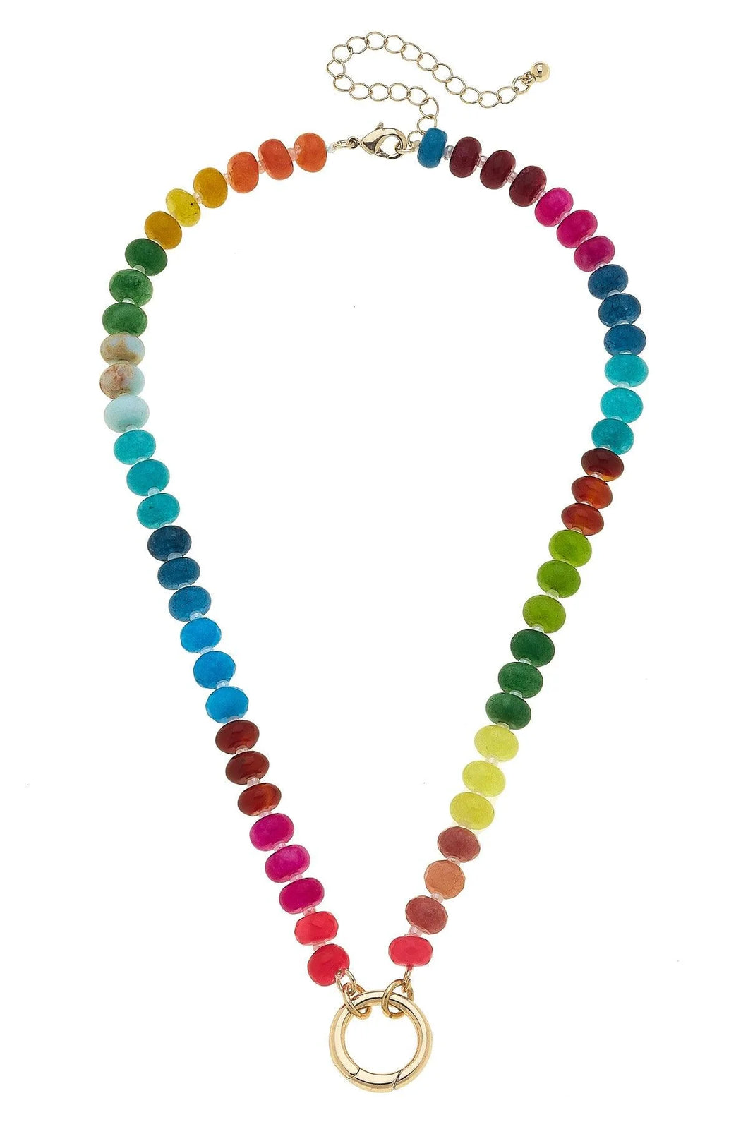 Lucy Gemstone Charm Necklace Base