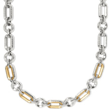 Load image into Gallery viewer, Brighton Ferrara Medici Link Two Tone Necklace
