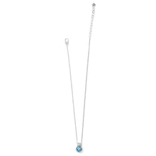 Load image into Gallery viewer, Brighton Meridian Aurora Crystal Petite Necklace -Aquamarine
