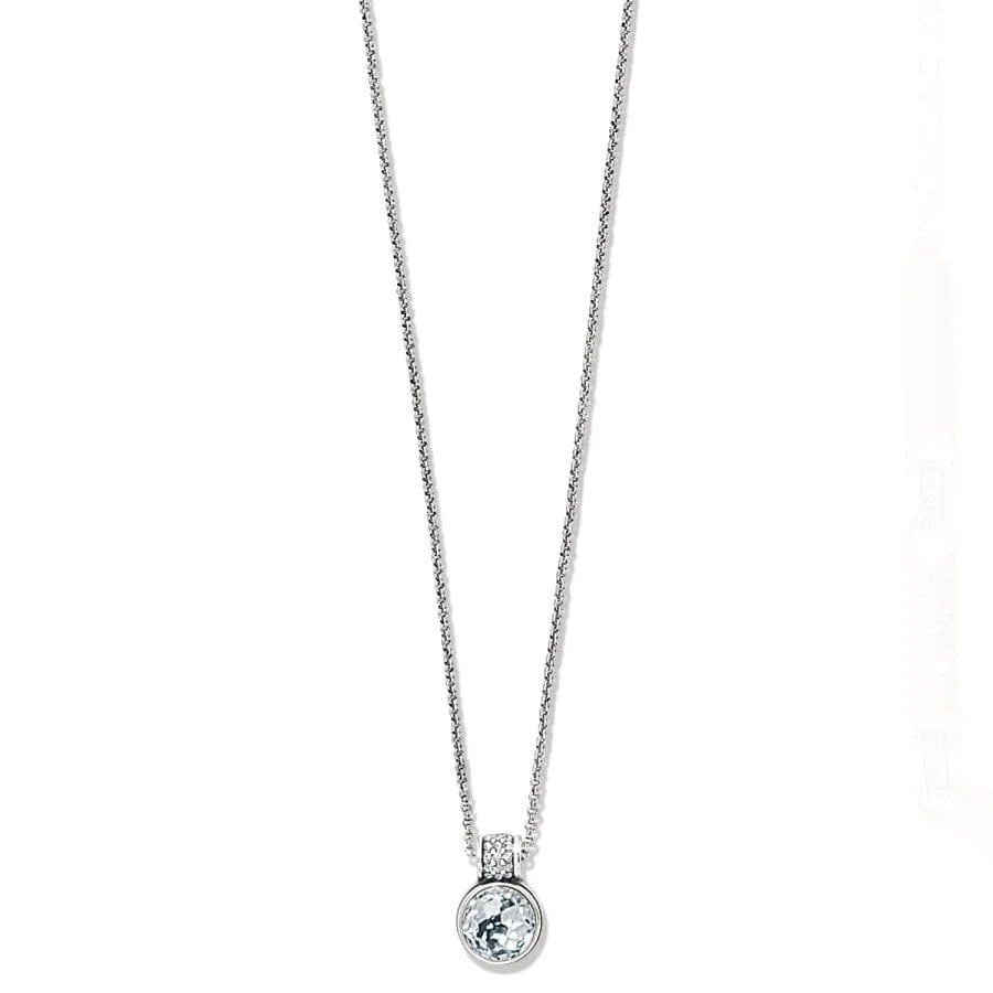 Brighton Meridian Aurora Crystal Petite Necklace -Silver