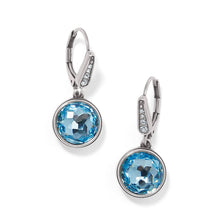 Load image into Gallery viewer, Brighton Meridian Aurora Leverback Earrings -Aqua
