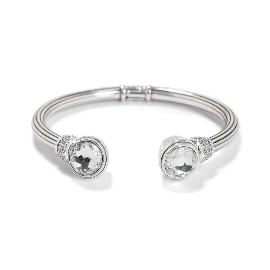 Brighton Meridian Aurora Petite Hinge Bangle -Silver