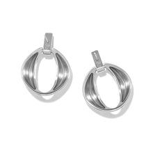 Load image into Gallery viewer, Brighton Meridian Classic Crescent Post Drop Earrings -Silver
