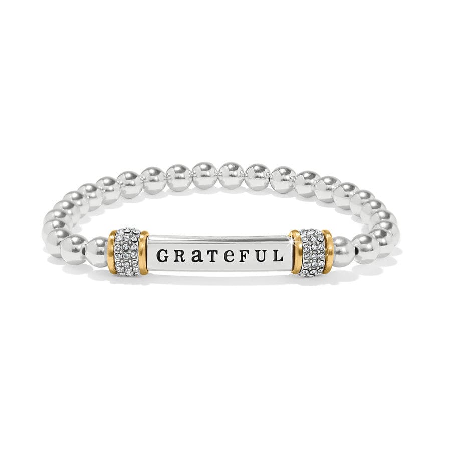 Brighton Grateful Two Tone Stretch Bracelet