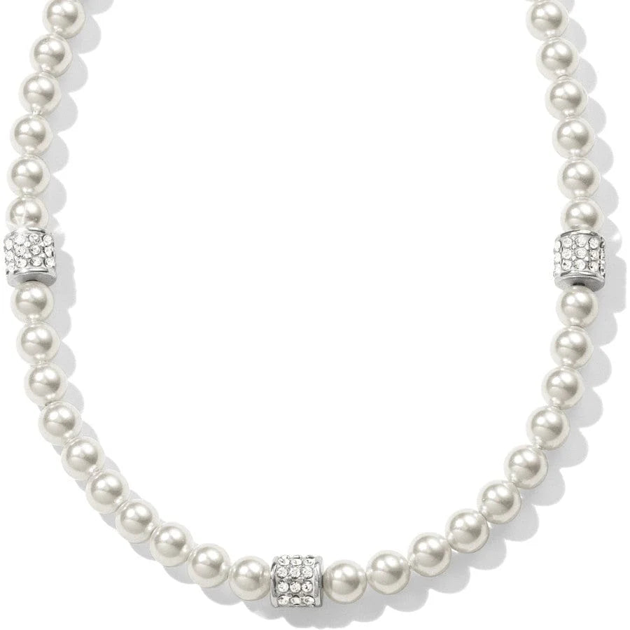 Brighton Meridian Petite Pearl Station Necklace