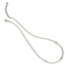 Load image into Gallery viewer, Brighton Meridian Petite Pearl Station Necklace
