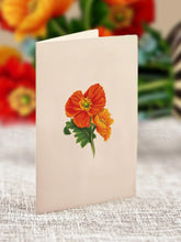 Load image into Gallery viewer, Flower Bouquet Card -French Poppies
