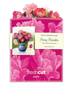 Flower Bouquet Card -Peony Paradise