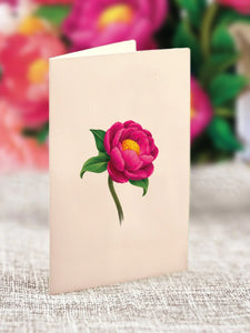 Flower Bouquet Card -Peony Paradise