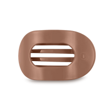 Load image into Gallery viewer, Teleties Flat Round Clips -Mocha Mousse
