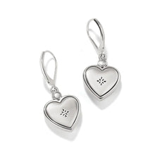 Load image into Gallery viewer, Brighton Mosaic Heart Two Tone Leverback Earrings
