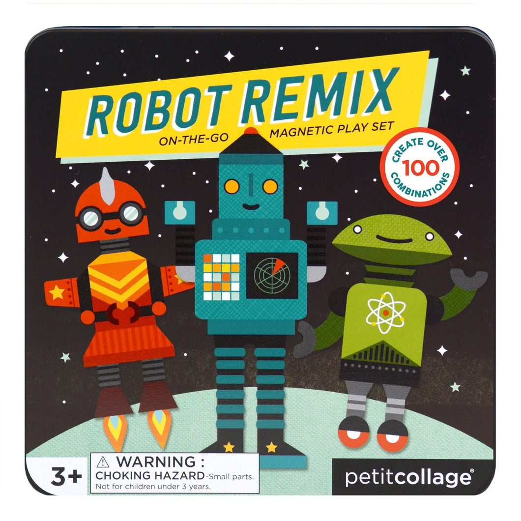 On-the-Go Magnetic Play Set -Robot Remix