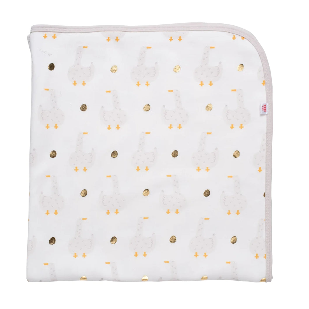 Soothing Swaddle Blanket in mummy goose