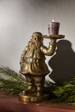 Load image into Gallery viewer, Antique Gold Jolly Saint Nick
