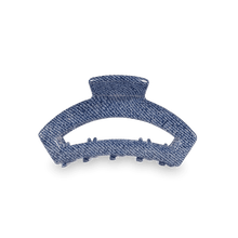 Load image into Gallery viewer, Teleties Open Hair Clips -Denim

