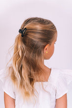 Load image into Gallery viewer, Teleties Open Hair Clips -Gold Glitter
