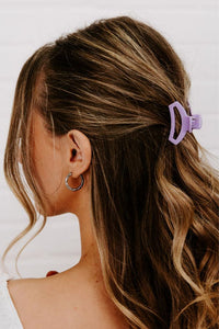 Teleties Open Hair Clips -Lilac You