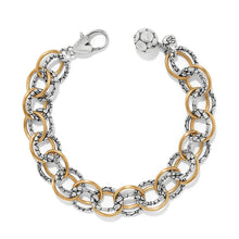 Load image into Gallery viewer, Brighton Pebble Link Two Tone Bracelet
