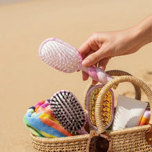 Load image into Gallery viewer, Teleties Mini Detangler Hair Brush for Medium Hair –Pinch Me!
