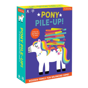 Wooden Balancing Game -Pony Pile-Up!