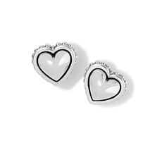 Load image into Gallery viewer, Brighton Pretty Tough Petite Heart Post Earrings
