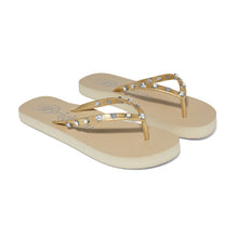 Load image into Gallery viewer, Brighton Golden Flip Flop

