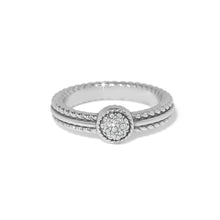 Load image into Gallery viewer, Brighton Illumina Celeste Dome Ring -Silver
