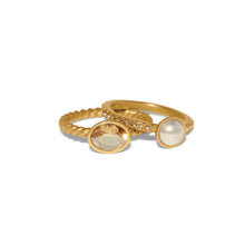 Load image into Gallery viewer, Brighton Trust Your Journey Double Pearl Ring
