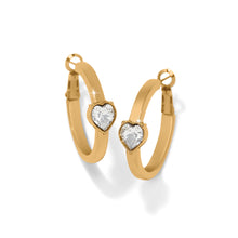 Load image into Gallery viewer, Brighton Mystery Of Love Heart Hoop Earrings
