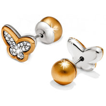 Load image into Gallery viewer, Brighton Massandra Reversible Butterfly Post Earrings
