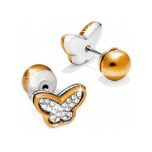 Load image into Gallery viewer, Brighton Massandra Reversible Butterfly Post Earrings
