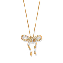 Load image into Gallery viewer, Brighton Illumina Bow Necklace -Gold
