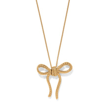 Load image into Gallery viewer, Brighton Illumina Bow Necklace -Gold
