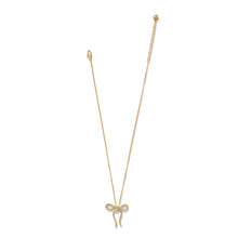 Load image into Gallery viewer, Brighton Illumina Bow Necklace -Gold
