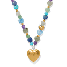Load image into Gallery viewer, Brighton One Heart Multi Heart Bead Necklace
