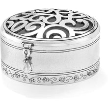 Load image into Gallery viewer, Brighton Skribbel Round Trinket Box
